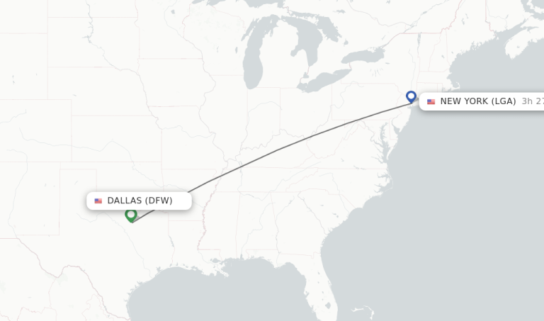 Flights from Dallas to New York