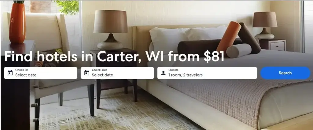 Find hotels in Carter