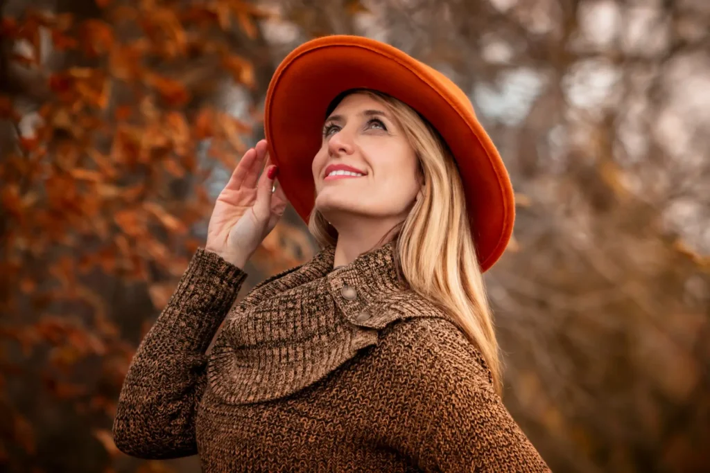 Rust, olive, camel, and burgundy are fall favorites