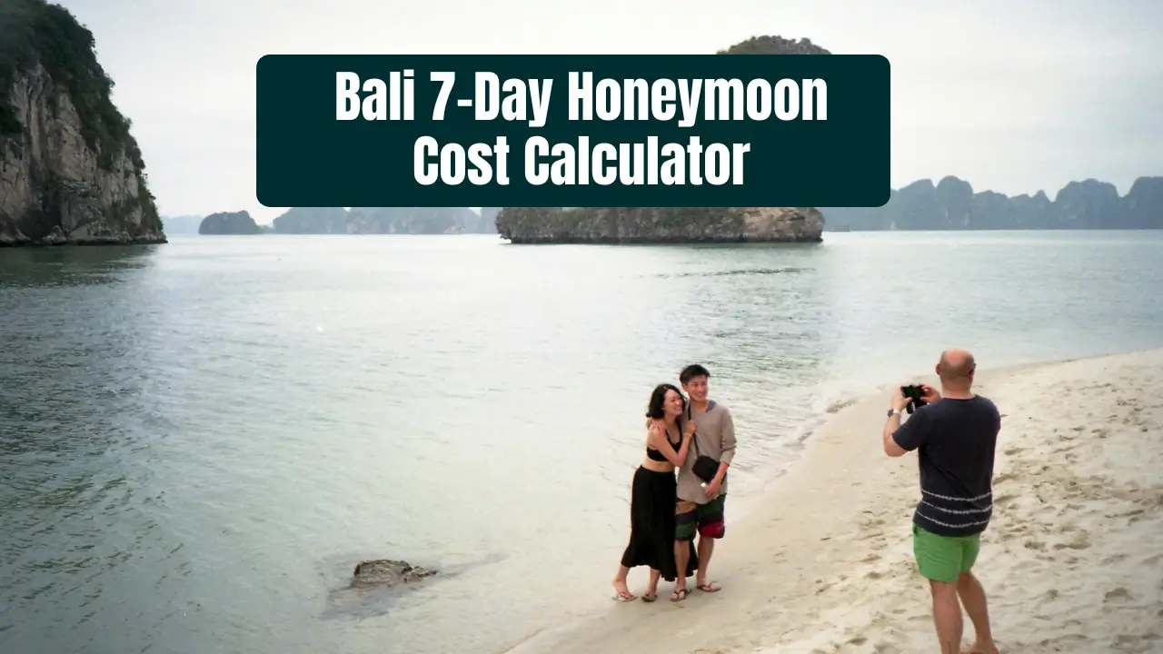 Bali 7-Day Honeymoon Cost Calculator