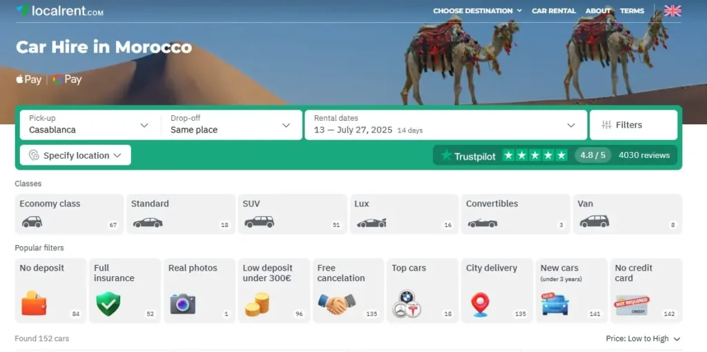Car Hire in Morocco localrent