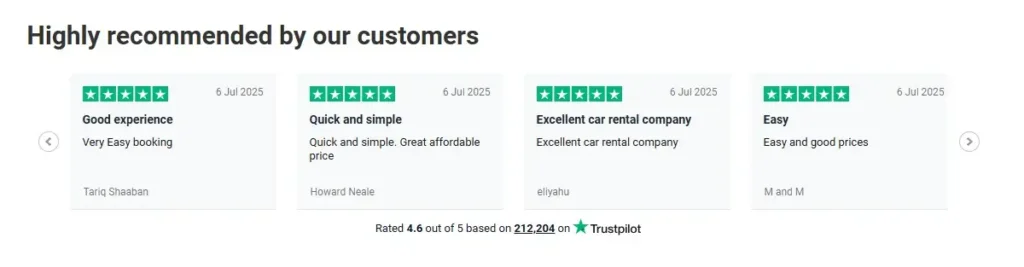 Highly recommended by our customers