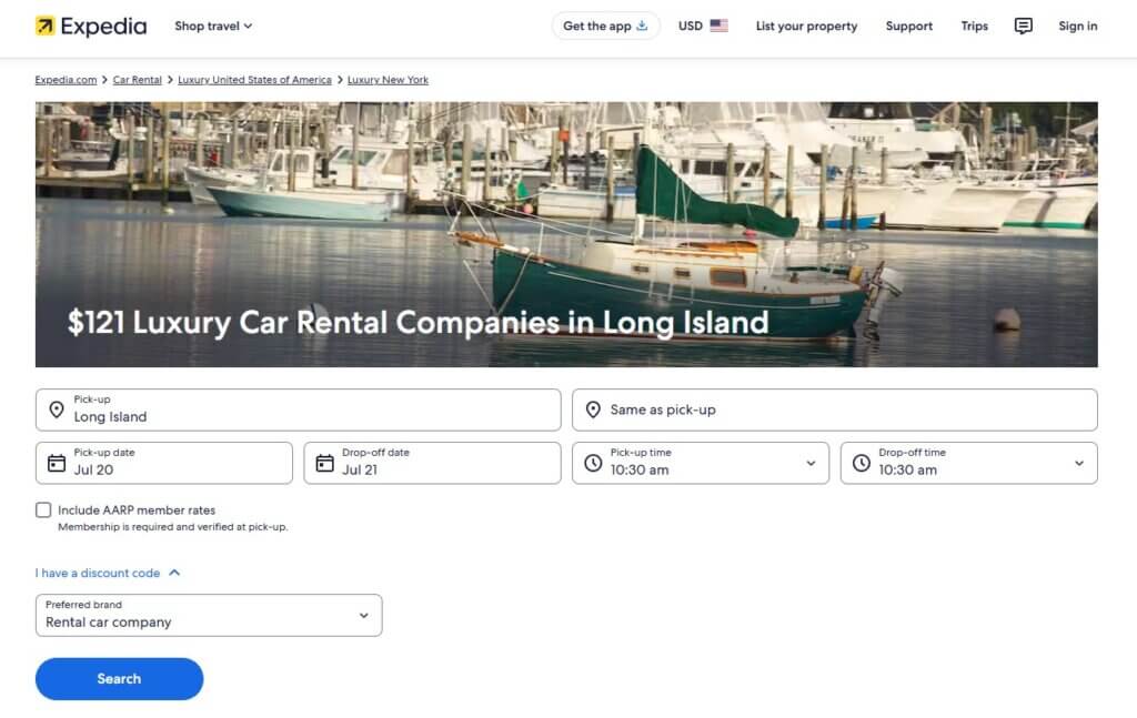 Luxury Car Rental Companies in Long Island
