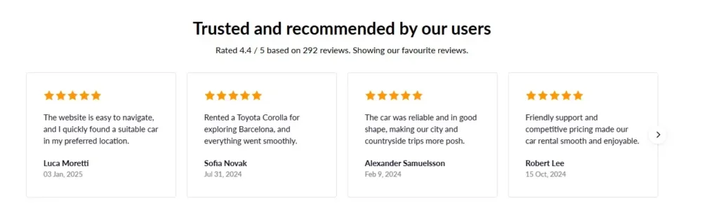 Trusted and recommended by our users