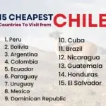 15 Cheapest Countries to Visit from Chile