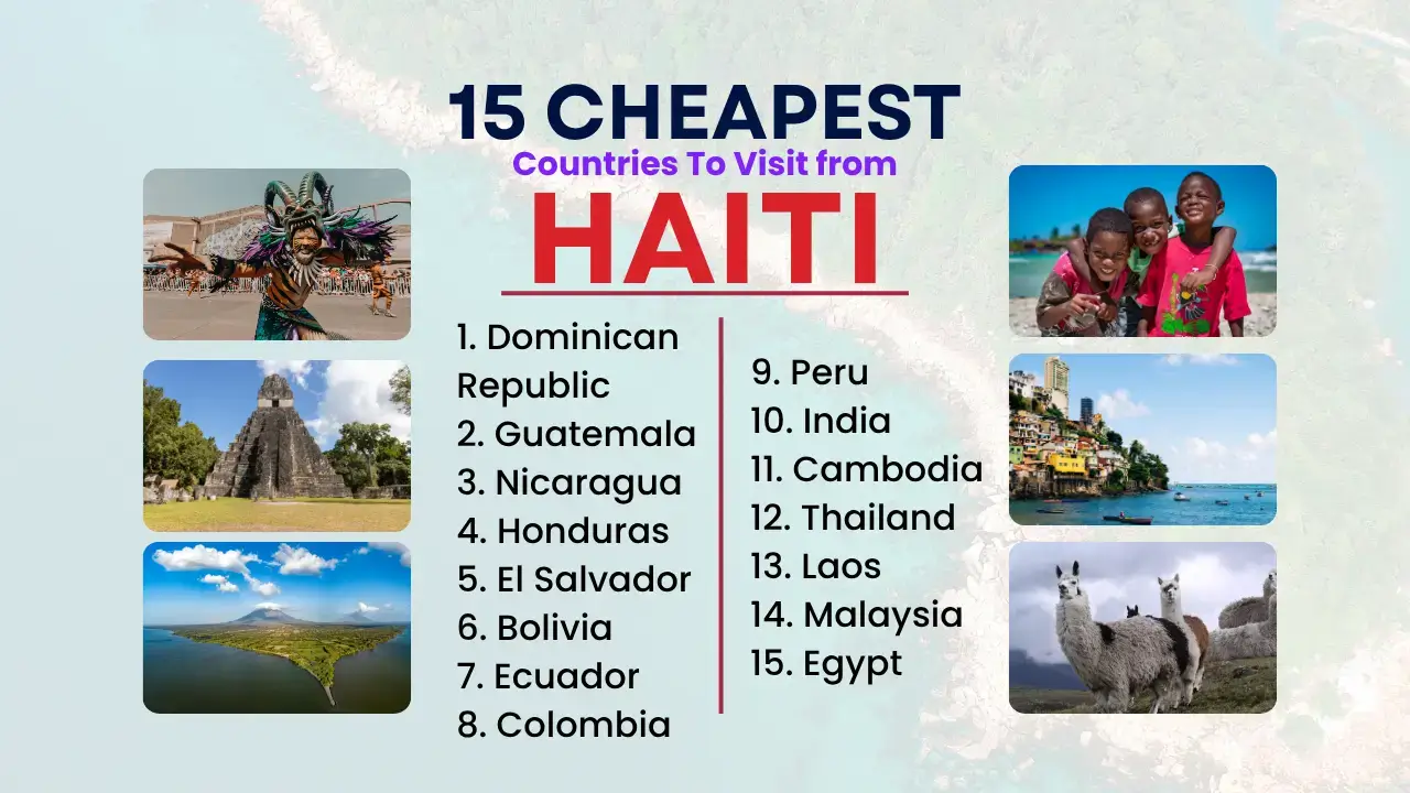 You are currently viewing 15 Cheapest Countries to Visit from Haiti