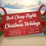Book Cheap Flights for Christmas Holidays
