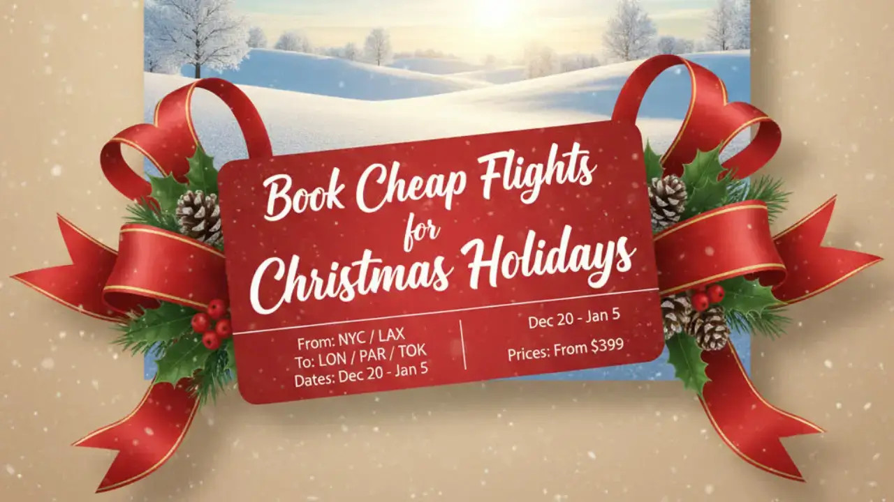 Book Cheap Flights for Christmas Holidays