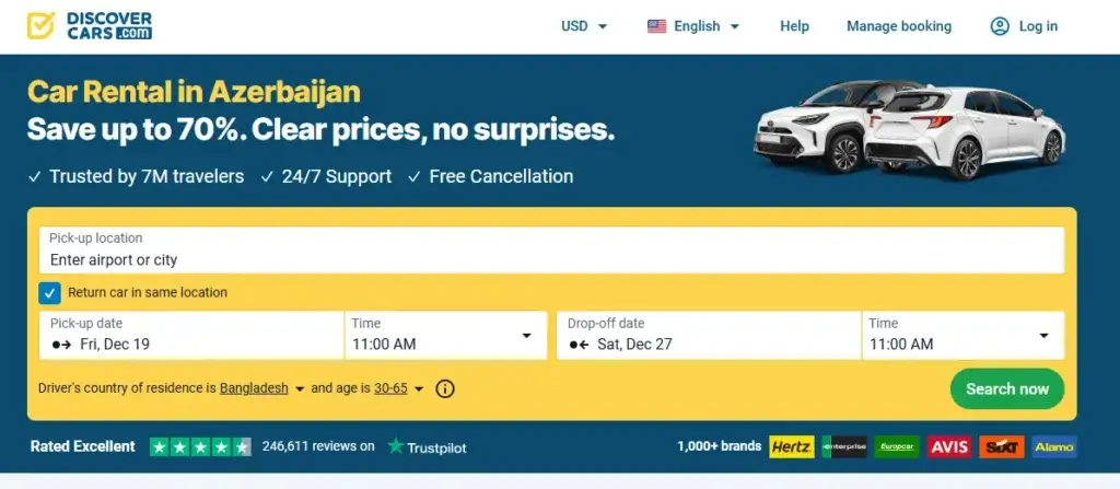 discover cars Azerbaijan