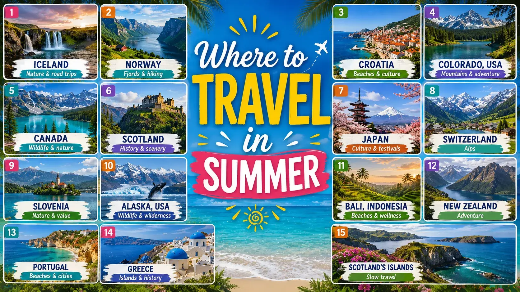 Where to Travel in Summer